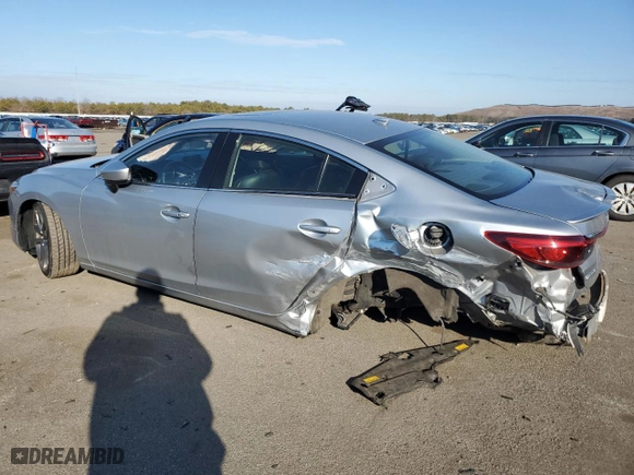 2017 Mazda Mazda6 Grand Touring with VIN JM1GL1W52H1105370, listed as a Copart auction lot 46355725 with 94,363 mi miles and Salvage Title. Bid and sale history available at carsss.com. Image 2.