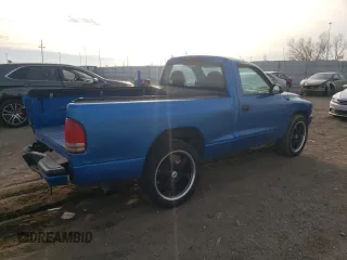 1999 Dodge Dakota SLT with VIN 1B7FL26X7XS241330, listed as a Copart auction lot 78123864 with 218,849 mi miles and Salvage Title. Bid and sale history available at carsss.com. Image 3.