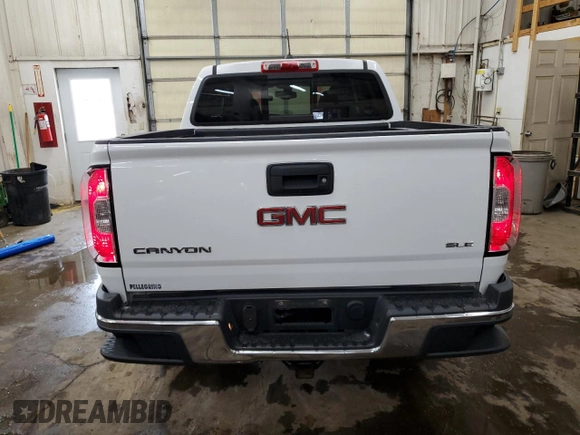 2015 GMC Canyon 4WD SLE with VIN 1GTG6BE32F1261399, listed as a Copart auction lot 43572805 with 145,113 mi miles and Salvage Title. Bid and sale history available at carsss.com. Image 6.