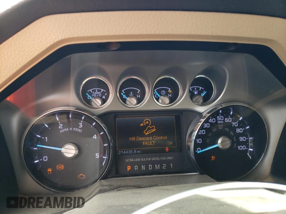 2016 Ford F-250 Lariat z VIN 1FT7W2BT7GEA11493, wystawiony jako Copart lot #52831345 z przebiegiem 214 435 mil mil oraz Szkoda całkowita • Salvage title. Historia ofert i sprzedaży dostępna na DreamBid. Obrazek 9.