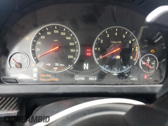 2014 BMW M6 with VIN WBS6C9C52EDV73620, listed as a Copart auction lot 77933304 with 122,766 mi miles and Non repairable. Bid and sale history available at DreamBid. Image 9.