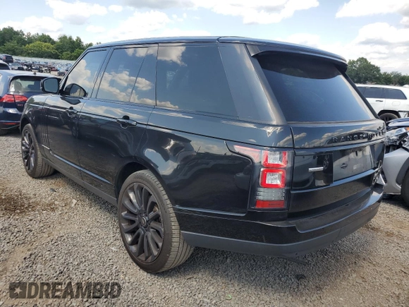 2015 Land Rover Range Rover Supercharged with VIN SALGS2TF1FA230968, listed as a Copart auction lot 66257165 with 133,695 mi miles and Clean title. Bid and sale history available at DreamBid. Image 2.