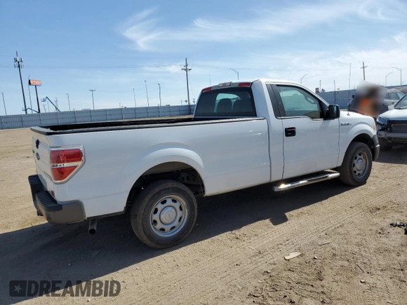 2013 Ford F-150 XL with VIN 1FTMF1CM2DKD83342, listed as a Copart auction lot 48893085 with 195,412 mi miles and Clean Title. Bid and sale history available at carsss.com. Image 3.