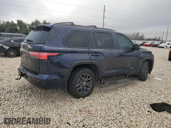 2024 Toyota Sequoia SR5 with VIN 7SVAAAAA7RX003132, listed as a Copart auction lot 44056145 with 20,510 mi miles and Salvage Title. Bid and sale history available at carsss.com. Image 3.