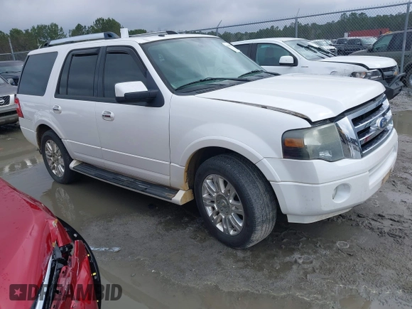 2011 Ford Expedition Limited with VIN 1FMJU1K56BEF19871, listed as a IAAI auction lot 41612117 with 246,367 mi miles. Bid and sale history available at carsss.com. Image 1.