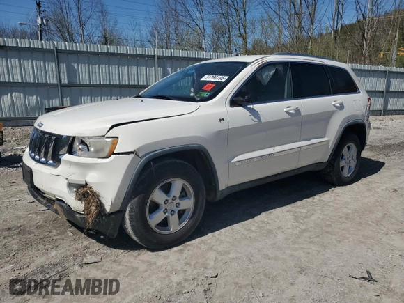 2011 Jeep Grand Cherokee Laredo with VIN 1J4RR4GG8BC724196, listed as a Copart auction lot 51760195 with 79,407 mi miles and Salvage Title. Bid and sale history available at DreamBid. Image 1.
