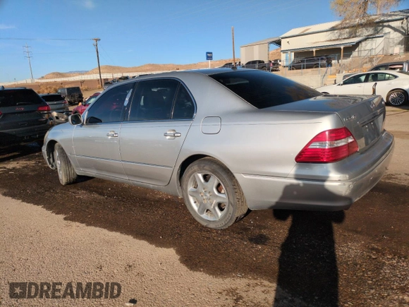 2004 Lexus LS 430 with VIN JTHBN36F040158835, listed as a Copart auction lot 49911385 with 204,326 mi miles and Salvage Title. Bid and sale history available at DreamBid. Image 2.