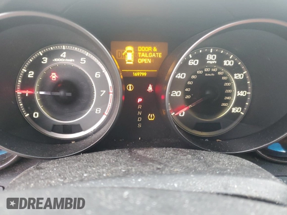 2010 Acura MDX Advance with VIN 2HNYD2H50AH500556, listed as a Copart auction lot 43257045 with 169,799 mi miles and Salvage Title. Bid and sale history available at DreamBid. Image 9.