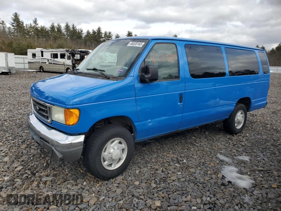 2006 Ford Econoline Passenger XL with VIN 1FBSS31L16DB36771, listed as a Copart auction lot 46535165 with 222,699 mi miles and Salvage Title. Bid and sale history available at carsss.com. Image 1.