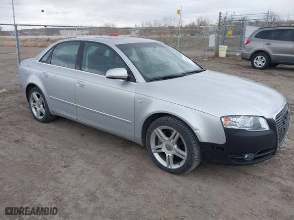 2006 Audi A4 2.0T with VIN WAUDF78E86A116040, listed as a IAAI auction lot 41820007 with 94,851 mi miles. Bid and sale history available at carsss.com. Image 1.