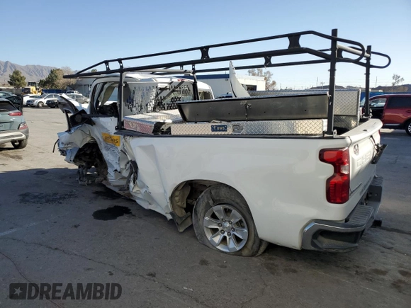 2020 Chevrolet Silverado 1500 Work Truck with VIN 3GCNWAEH8LG137065, listed as a Copart auction lot 86203084 with Not Provided miles and Salvage Title. Bid and sale history available at DreamBid. Image 2.