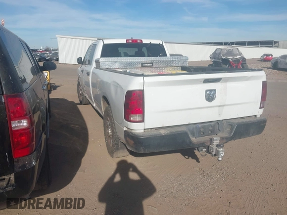 2013 Ram 2500 Tradesman with VIN 3C6TR4HT1DG573992, listed as a IAAI auction lot 41483039 with 160,637 mi miles and . Bid and sale history available at DreamBid. Image 3.