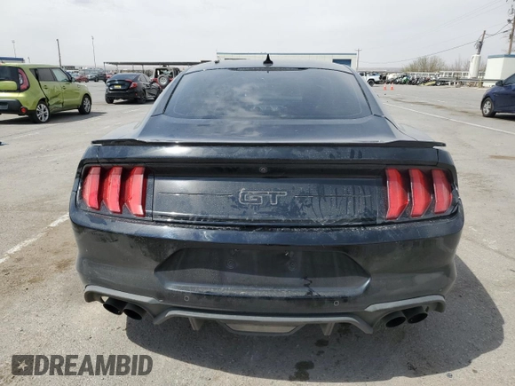 2020 Ford Mustang GT with VIN 1FA6P8CF9L5181701, listed as a Copart auction lot 50621205 with 40,152 mi miles and Salvage Title. Bid and sale history available at carsss.com. Image 6.