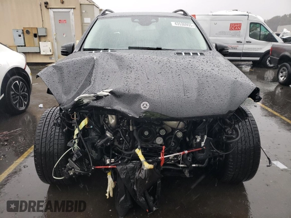2018 Mercedes-Benz GLS 550 with VIN 4JGDF7DEXJB143439, listed as a Copart auction lot 43530955 with 98,405 mi miles and Salvage title. Bid and sale history available at DreamBid. Image 5.