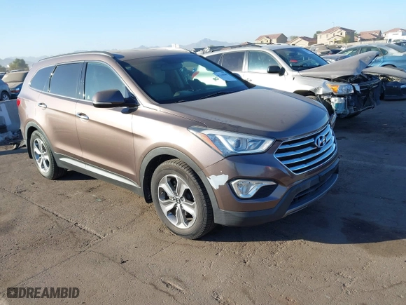 2014 Hyundai Santa Fe Limited with VIN KM8SN4HF3EU043589, listed as a IAAI auction lot 41146688 with 115,361 mi miles. Bid and sale history available at carsss.com. Image 1.