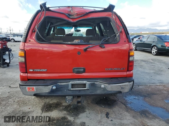 2002 Chevrolet Tahoe Z71 with VIN 1GNEK13T12R148823, listed as a Copart auction lot 44988415 with 0 mi miles and Salvage Title. Bid and sale history available at carsss.com. Image 6.