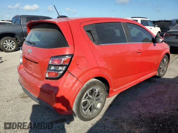 2017 Chevrolet Sonic LT with VIN 1G1JD6SB5H4142044, listed as a Copart auction lot 42549525 with 116,008 mi miles and Salvage Title. Bid and sale history available at carsss.com. Image 3.