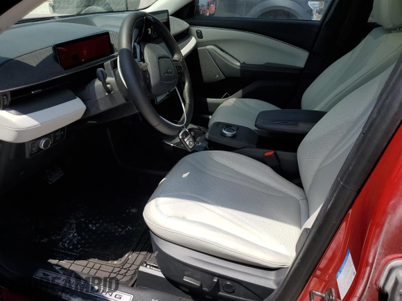 2021 Ford Mustang Mach-E Premium with VIN 3FMTK3SU5MMA48133, listed as a Copart auction lot 53602825 with 50,028 mi miles and Salvage Title. Bid and sale history available at DreamBid. Image 7.
