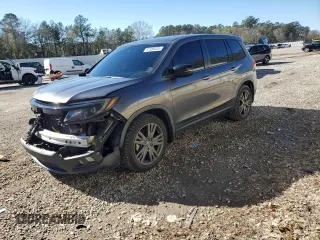 2020 Honda Passport EX-L with VIN 5FNYF7H55LB002486, listed as a Copart auction lot 87589325 with 60,332 mi miles and Salvage Title. Bid and sale history available at carsss.com. Image 1.