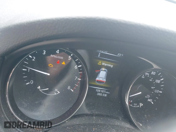 2016 Nissan Rogue SL with VIN 5N1AT2MV6GC837577, listed as a IAAI auction lot 41812440 with 108,187 mi miles and . Bid and sale history available at DreamBid. Image 7.