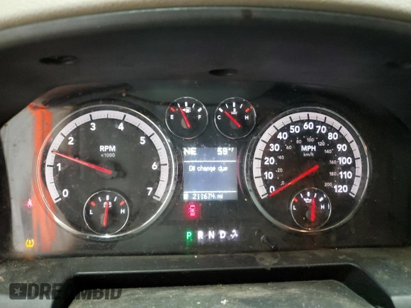 2009 Dodge 1500 TRX with VIN 1D3HV18P59S804430, listed as a Copart auction lot 51040965 with 211,674 mi miles and Salvage Title. Bid and sale history available at carsss.com. Image 9.