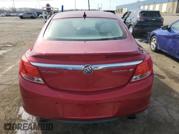 2012 Buick Regal Turbo Premium 1 with VIN 2G4GS5EV0C9211568, listed as a Copart auction lot 53569285 with 201,044 mi miles and Clean title. Bid and sale history available at DreamBid. Image 6.