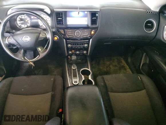 2019 Nissan Pathfinder SV with VIN 5N1DR2MM7KC613925, listed as a Copart auction lot 56841095 with 80,144 mi miles and Clean title. Bid and sale history available at DreamBid. Image 8.