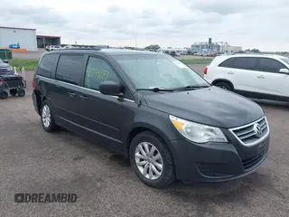 2012 Volkswagen Routan SE with VIN 2C4RVABG0CR390701, listed as a IAAI auction lot 42354677 with 159,743 mi miles and . Bid and sale history available at DreamBid. Image 1.