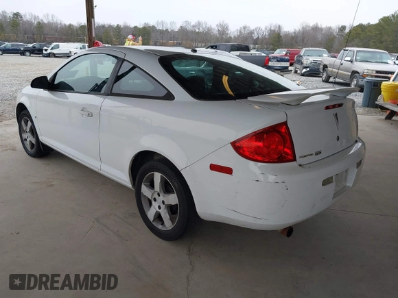 2008 Pontiac G5 with VIN 1G2AL18F287345435, listed as a IAAI auction lot 41221293 with 192,741 mi miles. Bid and sale history available at carsss.com. Image 3.