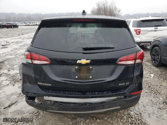 2024 Chevrolet Equinox LT with VIN 3GNAXTEG9RL307360, listed as a Copart auction lot 43205625 with 18,636 mi miles and Salvage Title. Bid and sale history available at carsss.com. Image 6.