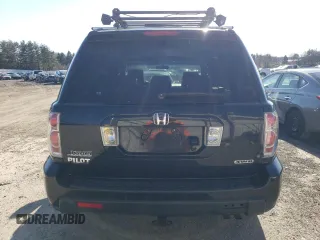 2006 Honda Pilot EX-L with VIN 5FNYF18726B019216, listed as a Copart auction lot 45735795 with 219,600 mi miles and Clean Title. Bid and sale history available at DreamBid. Image 6.