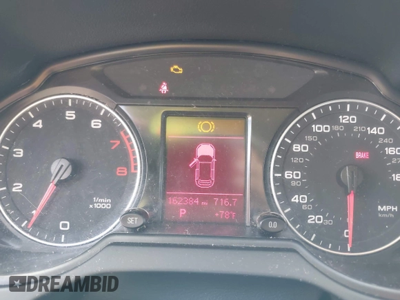 2011 Audi Q5 with VIN WA1CFBFP1BA005856, listed as a IAAI auction lot 42530858 with 162,384 mi miles and . Bid and sale history available at DreamBid. Image 7.