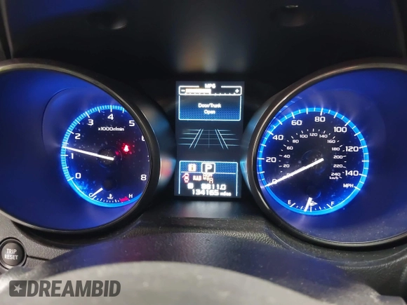2017 Subaru Legacy Limited with VIN 4S3BNAN61H3038702, listed as a IAAI auction lot 41799555 with 134,165 mi miles. Bid and sale history available at carsss.com. Image 7.