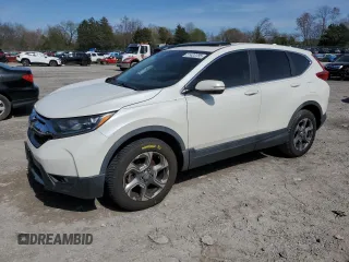 2018 Honda CR-V EX-L with VIN 5J6RW2H85JL006348, listed as a Copart auction lot 51423795 with 76,694 mi miles and Salvage Title. Bid and sale history available at carsss.com. Image 1.