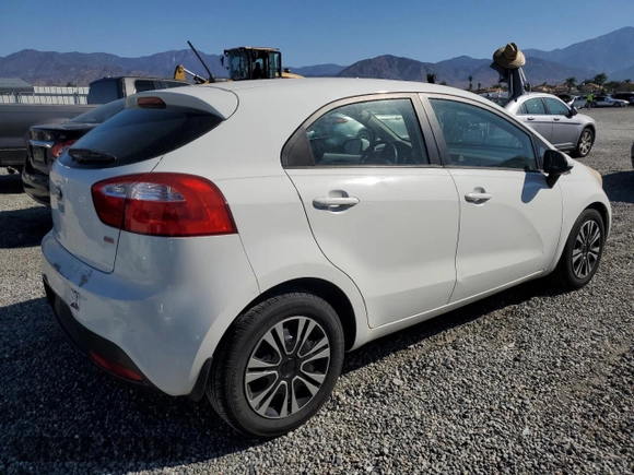 2013 Kia Rio LX with VIN KNADM5A31D6224745, listed as a Copart auction lot 72844874 with 171,841 mi miles and Clean Title. Bid and sale history available at DreamBid. Image 3.