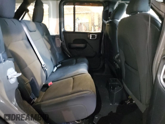 2020 Jeep Wrangler Unlimited Black and Tan with VIN 1C4HJXDG9LW331418, listed as a Copart auction lot 56414765 with 125,339 mi miles and Salvage title. Bid and sale history available at DreamBid. Image 11.