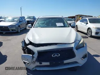 2018 Infiniti Q50 3.0t LUXE with VIN JN1EV7AP7JM353893, listed as a IAAI auction lot 41974467 with 160,214 mi miles. Bid and sale history available at carsss.com. Image 13.