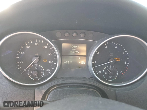 2009 Mercedes-Benz M 3.5L with VIN 4JGBB56E09A518941, listed as a Copart auction lot 43802905 with 157,297 mi miles and Clean Title. Bid and sale history available at carsss.com. Image 9.