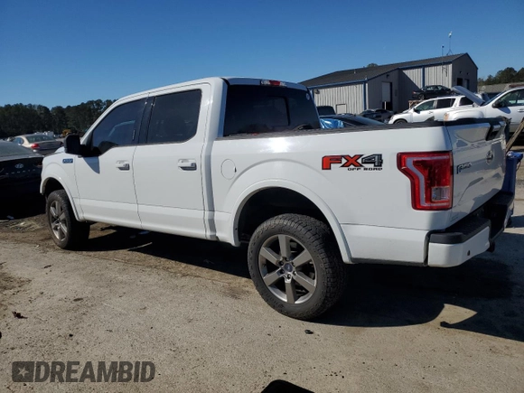 2017 Ford F-150 XL with VIN 1FTEW1EF3HFB62821, listed as a Copart auction lot 49506135 with 126,176 mi miles and Salvage Title. Bid and sale history available at carsss.com. Image 2.