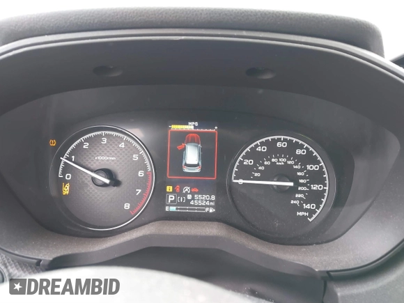 2019 Subaru Forester with VIN JF2SKACC9KH548793, listed as a IAAI auction lot 41552997 with 45,524 mi miles. Bid and sale history available at carsss.com. Image 7.