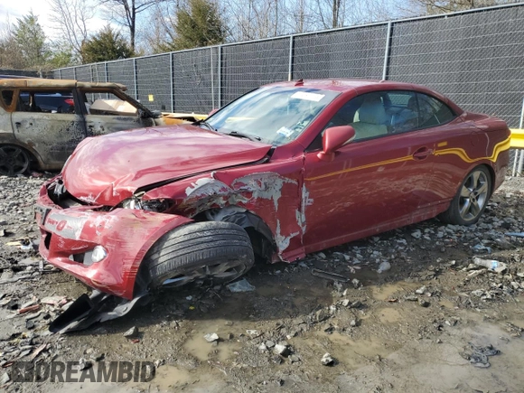 2011 Lexus IS 250 C with VIN JTHFF2C28B2515559, listed as a Copart auction lot 47809825 with 151,037 mi miles and Salvage title. Bid and sale history available at DreamBid. Image 1.
