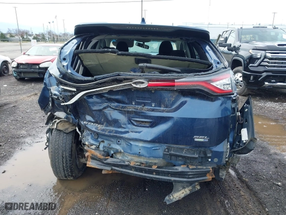 2017 Ford Edge SEL with VIN 2FMPK4J9XHBB45727, listed as a IAAI auction lot 41942601 with 82,010 mi miles. Bid and sale history available at carsss.com. Image 16.