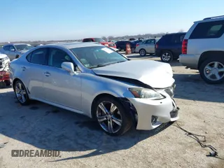 2011 Lexus IS with VIN JTHBE5C23B5027895, listed as a IAAI auction lot 41644708 with 166,061 mi miles. Bid and sale history available at carsss.com. Image 1.