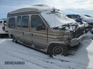 1995 Ford Econoline Cargo with VIN 1FDEE14H4SHB36046, listed as a Copart auction lot 88537635 with Not Provided miles and Non Repairable. Bid and sale history available at DreamBid. Image 4.