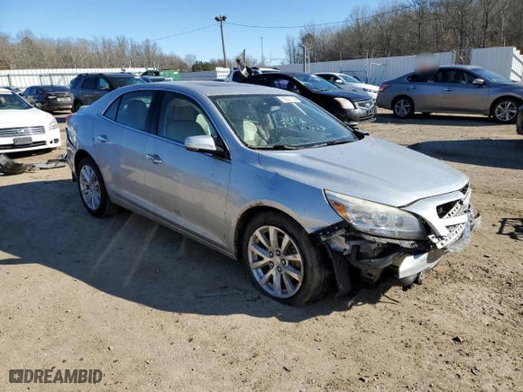 2013 Chevrolet Malibu LTZ with VIN 1G11J5SX8DF154055, listed as a Copart auction lot 89221135 with 145,564 mi miles and Salvage Title. Bid and sale history available at carsss.com. Image 4.