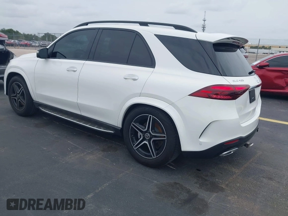 2024 Mercedes-Benz GLE 450 with VIN 4JGFB5KB6RB158663, listed as a IAAI auction lot 42415861 with 19,110 mi miles and . Bid and sale history available at DreamBid. Image 3.