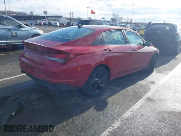 2023 Hyundai Elantra SEL with VIN KMHLM4AG9PU522161, listed as a IAAI auction lot 41738537 with 30,035 mi miles and . Bid and sale history available at DreamBid. Image 4.