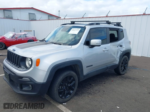 2017 Jeep Renegade Latitude with VIN ZACCJBBB5HPF68898, listed as a IAAI auction lot 41647375 with 98,270 mi miles. Bid and sale history available at carsss.com. Image 18.