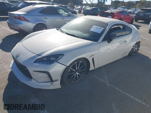 2022 Toyota GR86 with VIN JF1ZNBB13N9755100, listed as a IAAI auction lot 41263586 with 24,974 mi miles. Bid and sale history available at carsss.com. Image 21.