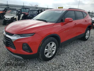 2020 Chevrolet Blazer LT z VIN 3GNKBCRSXLS674685, wystawiony jako Copart lot #52695895 z przebiegiem 73 223 mil mil oraz Szkoda całkowita • Salvage title. Historia ofert i sprzedaży dostępna na DreamBid. Obrazek 1.